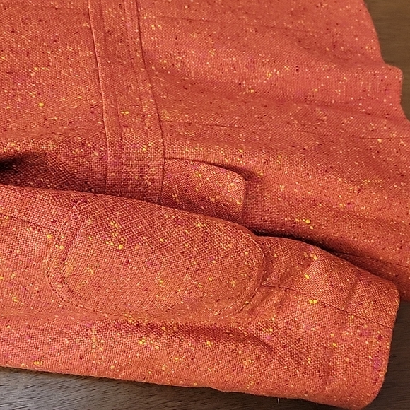 ESCADA VINTAGE size 42 Orange Jacket. Like new. - Picture 8 of 16